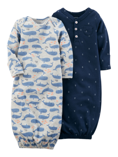 זוג שקי שינה לויתנים/כחול