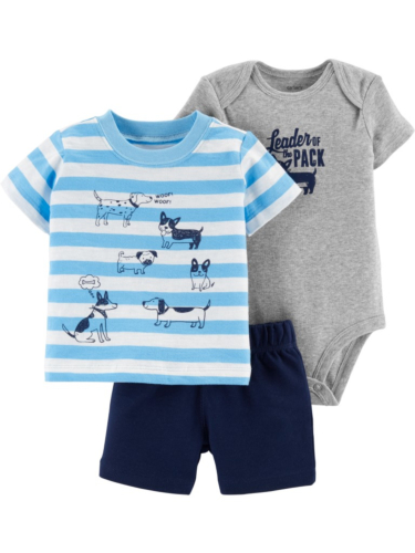 מארז 3 חלקים כלבלבים