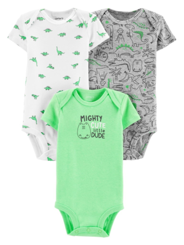 שלישיית בגדי גוף דינוזאורים