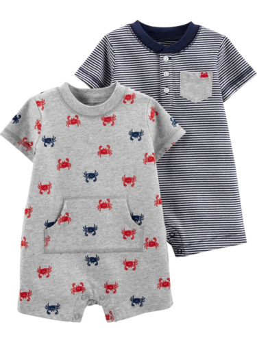 זוג אוברולים פסים/ סרטן