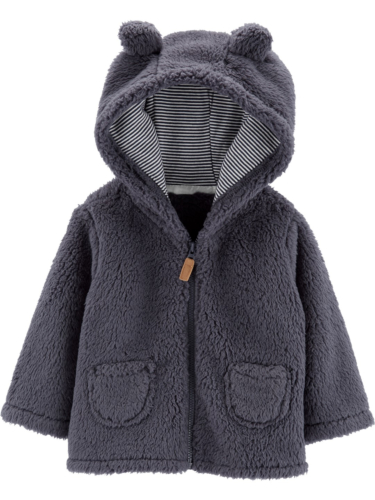 קרדיגן פרוותי כחול