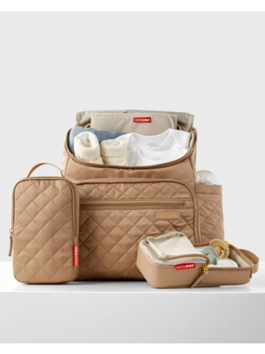 תיק עגלה,גב, מסגרת רחבה, כאמל