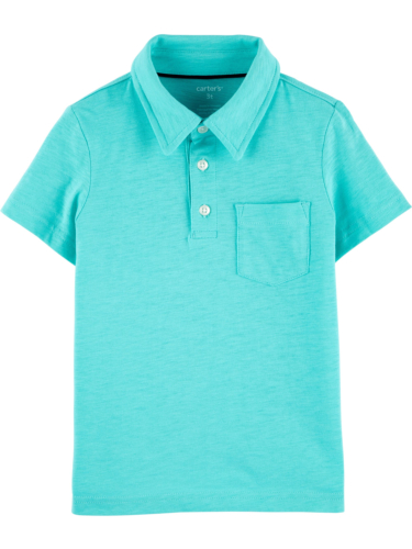 חולצת פולו  טורקיז