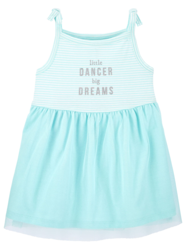 שמלת רקדנית תכלת