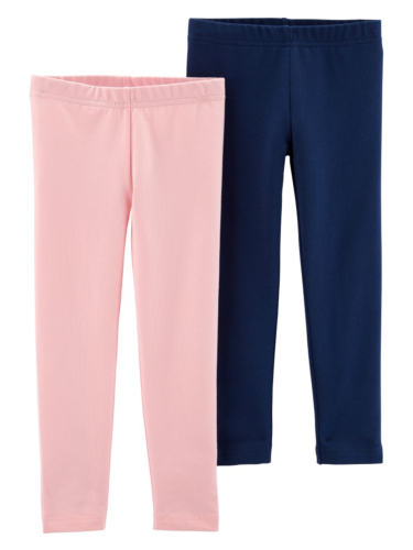 זוג טייצים ארוך ורוד/נייבי