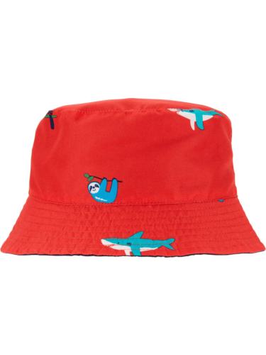 כובע  דו צדדי נייבי אדום