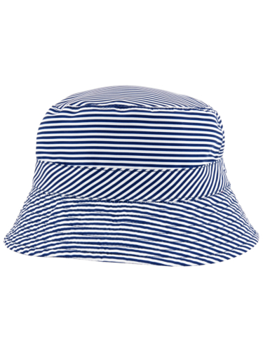 כובע דו צדדי פסים חלק