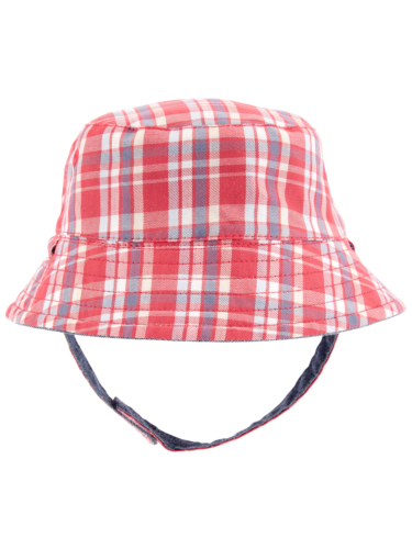 כובע דו צדדי משובץ שמברה