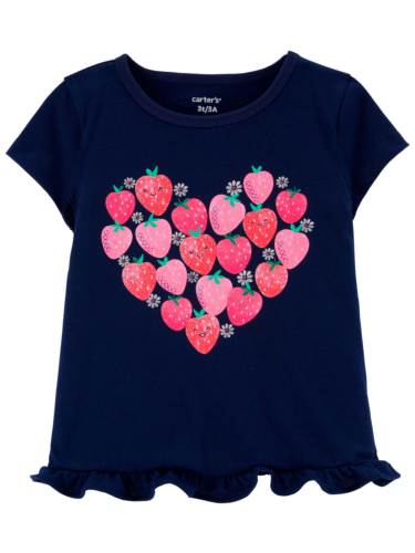 חולצת טי לב תותים