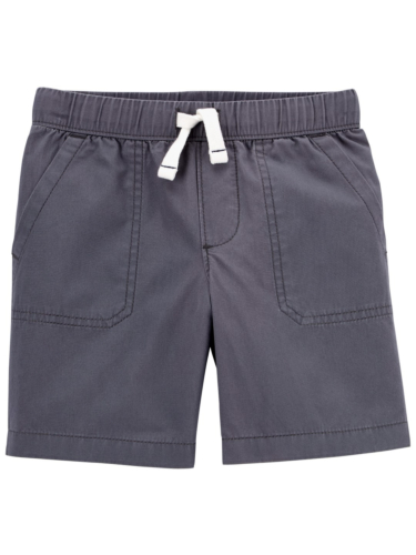 מכנס אריג כיסים אפור