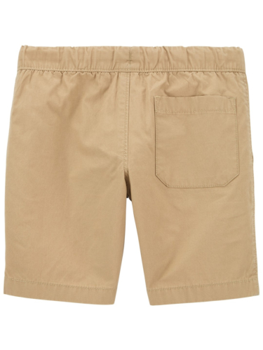 מכנס אריג כיסים חאקי