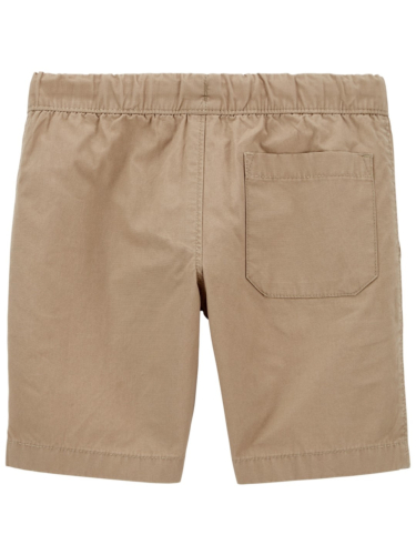 מכנס אריג כיסים חאקי