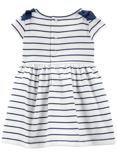 שמלת פסים פפיונים