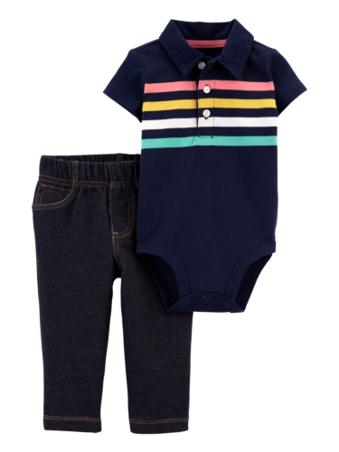 חליפת 2 חלקים פולו ודנים