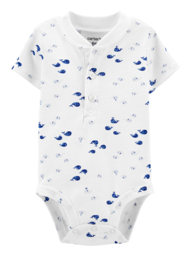 בגד גוף מודפס לויתנים