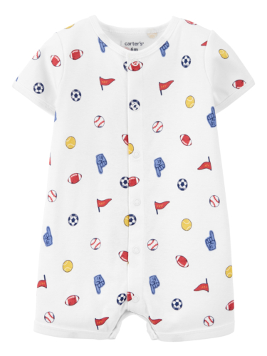 אוברול קצר דפוס ספורט