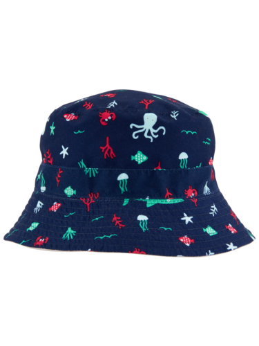 כובע דו צדדי אפור ים