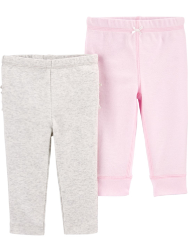 זוג מכנסיים ורוד/מלאנג'