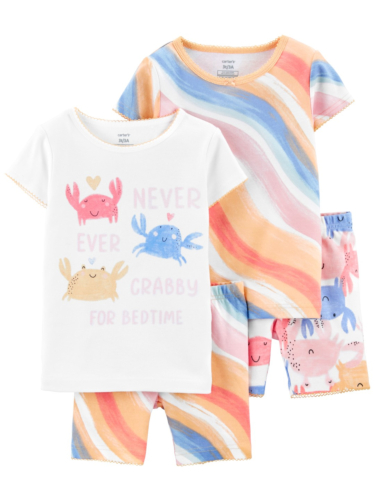 זוג פיג'מות קצרות סרטני ים