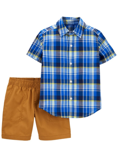 סט 2 חלקים משובץ