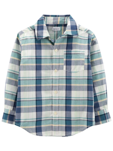 חולצה מכופתרת משובצת