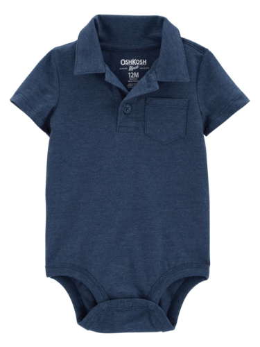 בגד גוף פולו כחול