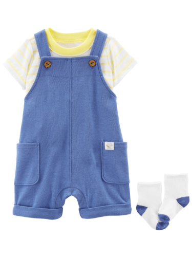 סט אוברול חולצה וגרביים לויתן