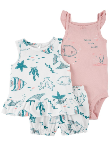 מארז 3 חלקים חיות ים