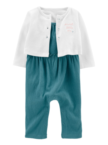 סט אוברול אופנתי ועליונית  