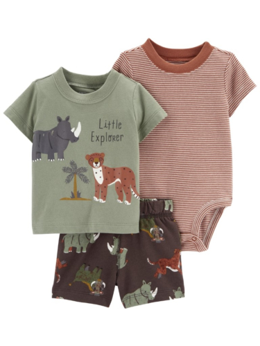 סט 3 חלקים חיות