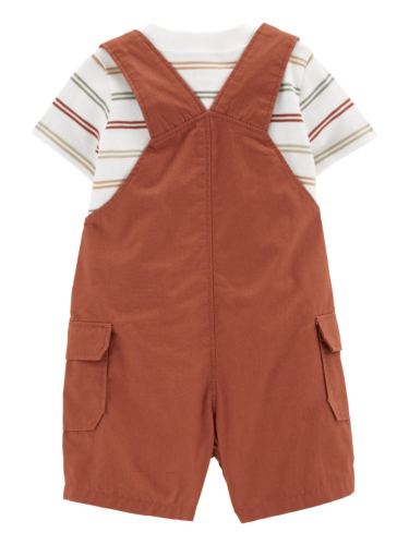 סט אוברול וחולצת פסים