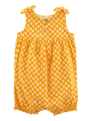 אוברול קצר צהוב