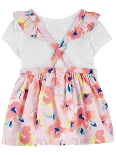 סט שמלה פרחונית וחולצה