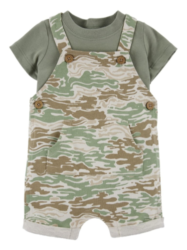 סט אוברול קומופלאג' וחולצה