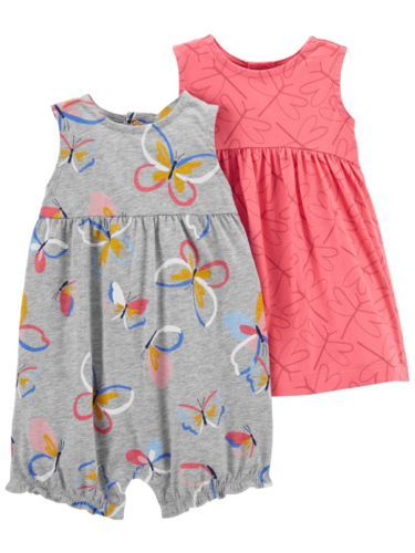 אוברול ושמלה פרפרים