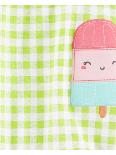 אוברול קצר גופייה פפיטה גלידה