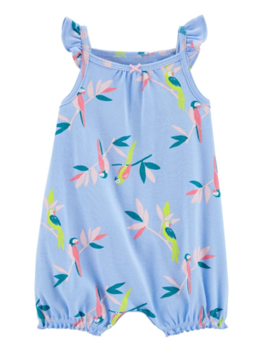 אוברול קצר גופייה תוכים