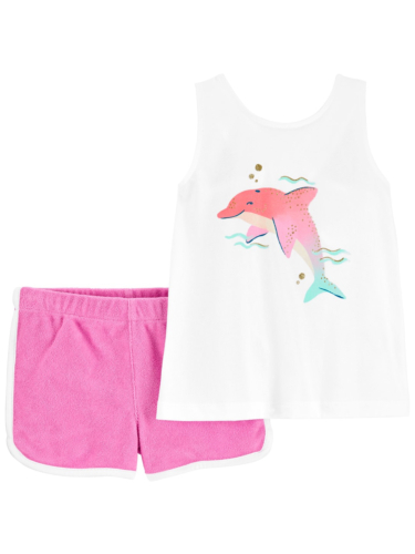 סט 2 חלקים גופייה דולפין