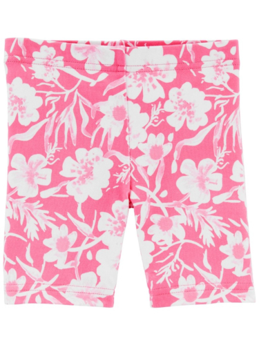 טייץ קצר ורוד פרחים