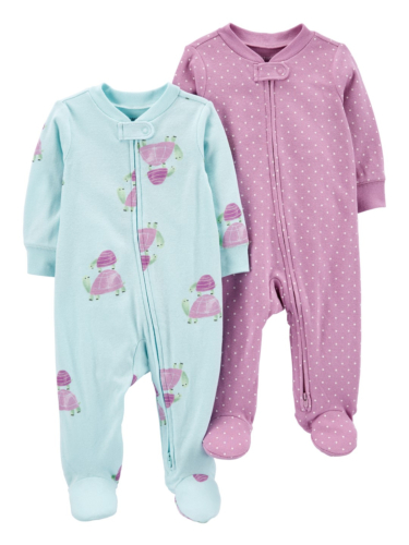 זוג אוברולים נקודות צבים