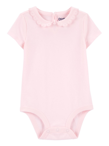 בגד גוף ורוד בהיר צאוורון מעוגל