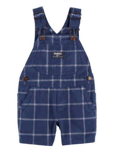 אוברול משובץ קצר