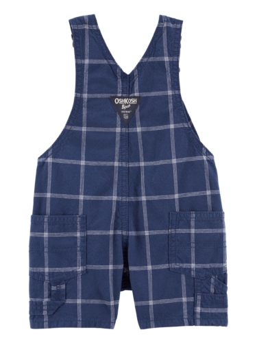 אוברול משובץ קצר