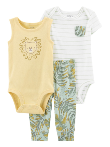 זוג בגדי גוף ומכנס טרופי