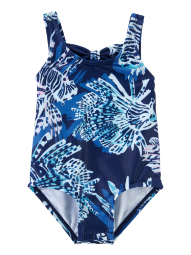 בגד ים שלם דגים נייבי