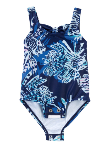 בגד ים שלם דגים נייבי