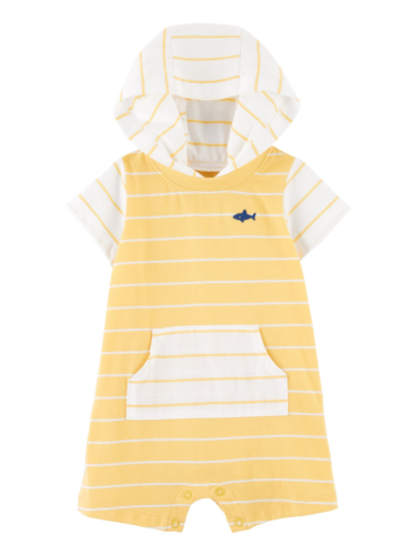 אוברול קפוצון שילוב פסים