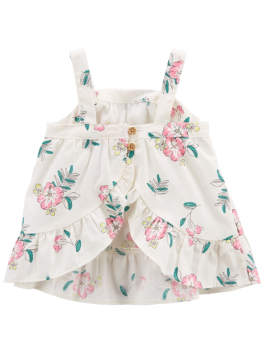 חליפת 2 חלקים פרחים