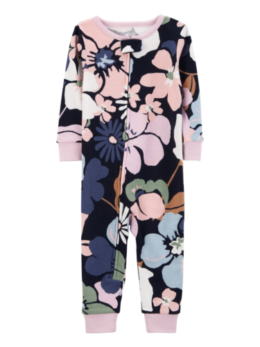 אוברול פרחוני ללא רגלית