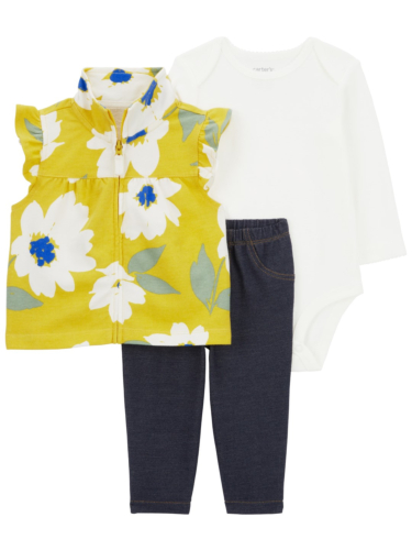 חליפת ווסט 3 חלקים פרחים